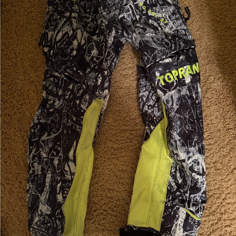 Men's Graphic paintball Pants - Black and Yellow